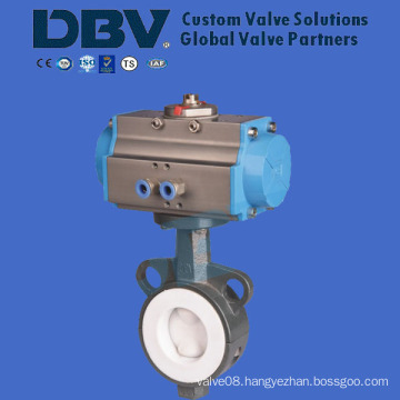 Wafer Type PTFE Lined Butterfly Valve